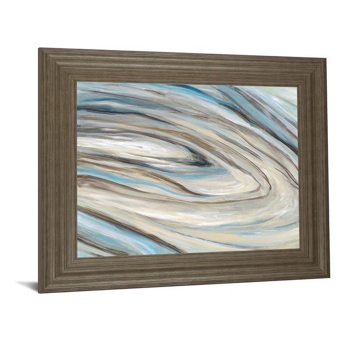 Classy Living Tranquil Flow Wall Art 26"x22", Tranquil Ash Frame