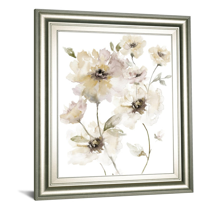 Classy Living Translucent Garden Wall Art 22"x26", Silver Serenity Frame
