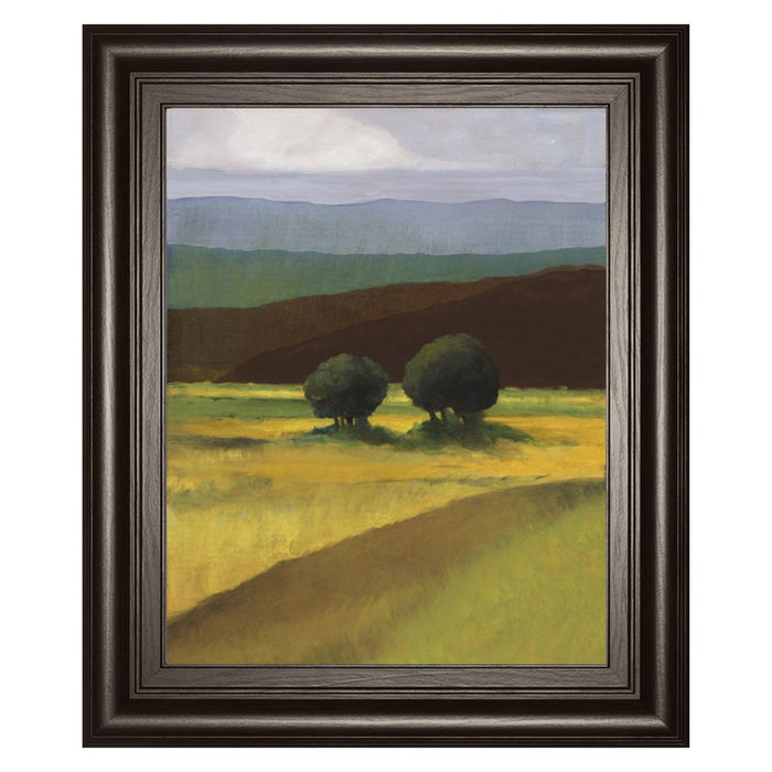 Classy Living Field of Light Wall Art 22"x26", Dark Chocolate Frame