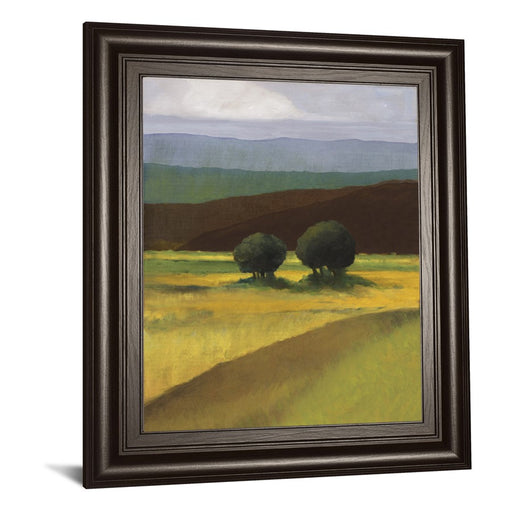 Classy Living Field of Light Wall Art 22"x26", Dark Chocolate Frame