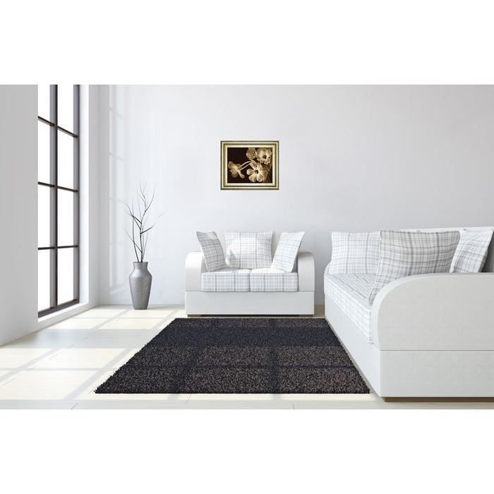 Classy Living Sepia Blooms Wall Art 26"x22", Crisp Chardonnay Frame