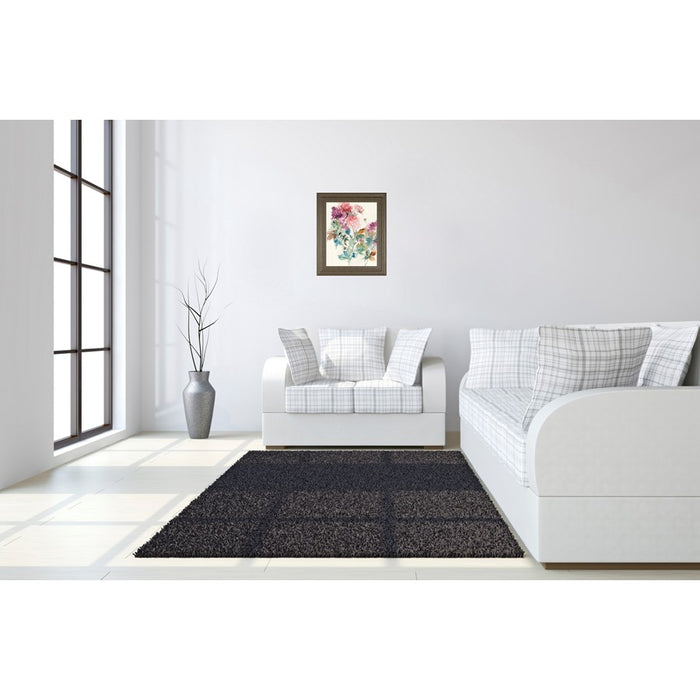 Classy Living Hydrangea Bloom Wall Art 22"x26", Tranquil Ash Frame