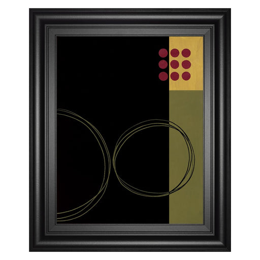 Classy Living Circular Zone II Wall Art 22"x26", Midnight Aura Frame - 8607