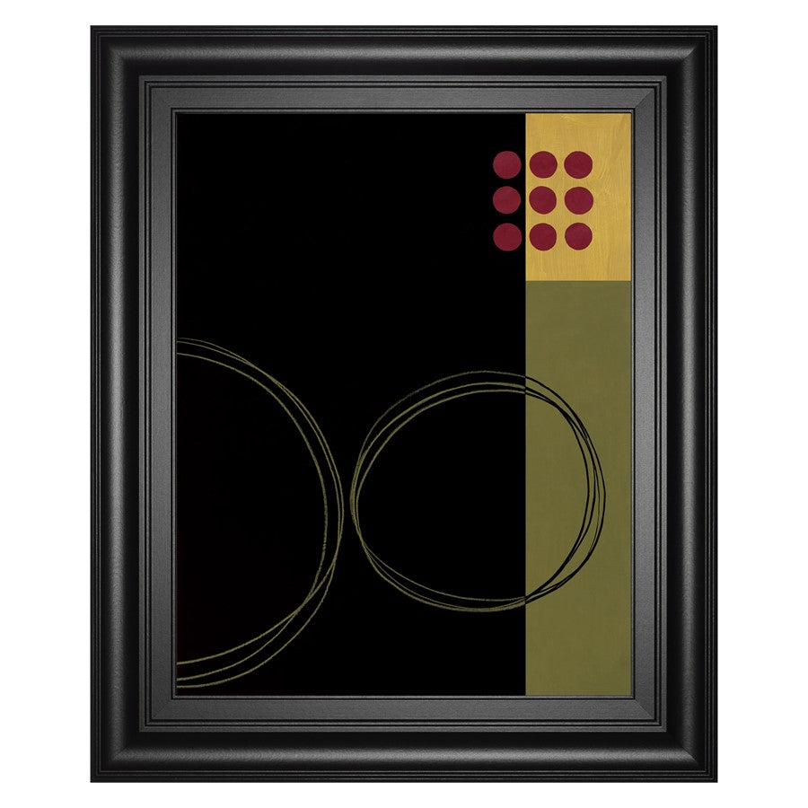 Classy Living Circular Zone II Wall Art 22"x26", Midnight Aura Frame - 8607