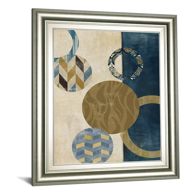 Classy Living Harmony Circles Wall Art 22"x26", Silver Serenity Frame