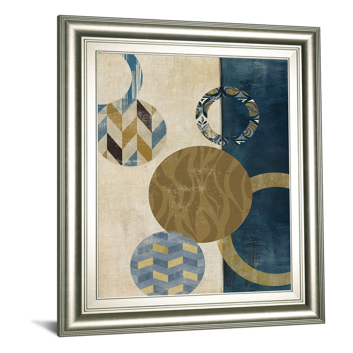 Classy Living Harmony Circles Wall Art 22"x26", Silver Serenity Frame