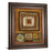 Classy Living Geometric Warmth Wall Art 22"x26", Cinnamon Mocha Frame
