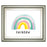 Classy Living Rainbow Joy Wall Art 26"x22", Silver Serenity Frame