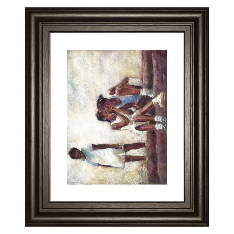 Classy Living Whispered Bonds Wall Art 26"x22", Dark Chocolate Frame