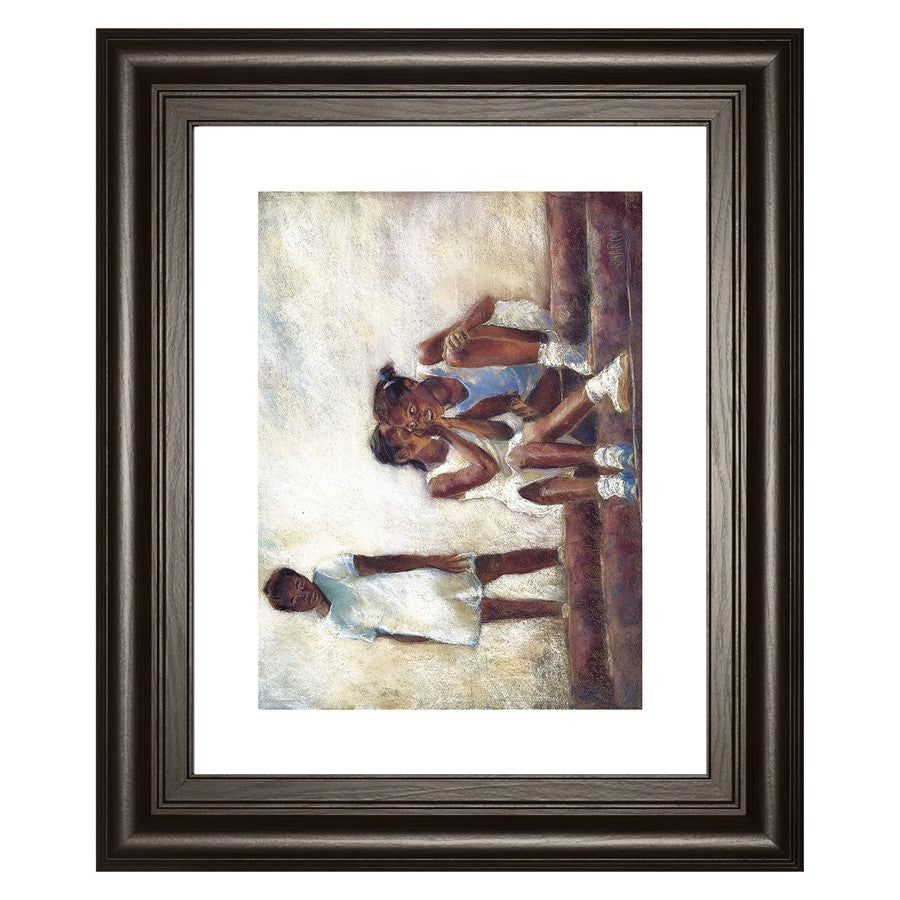 Classy Living Whispered Bonds Wall Art 26"x22", Dark Chocolate Frame - 8632