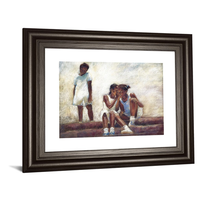 Classy Living Whispered Bonds Wall Art 26"x22", Dark Chocolate Frame