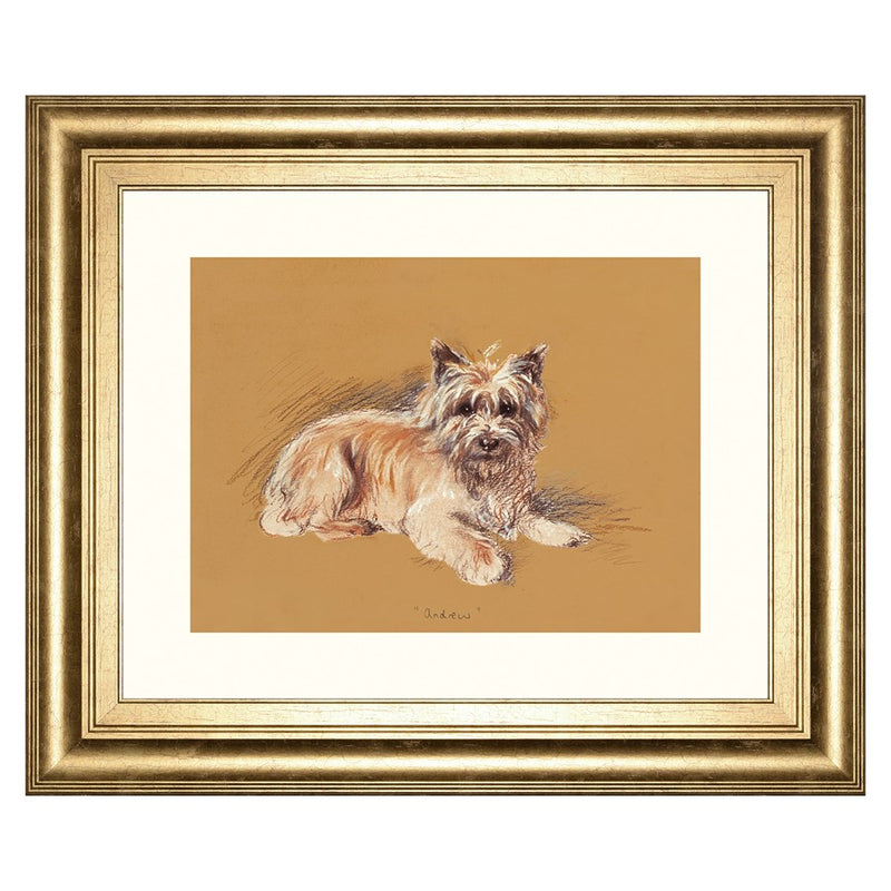 Classy Living Gentle Companion Wall Art 26"x22", GiIded Radiance Frame