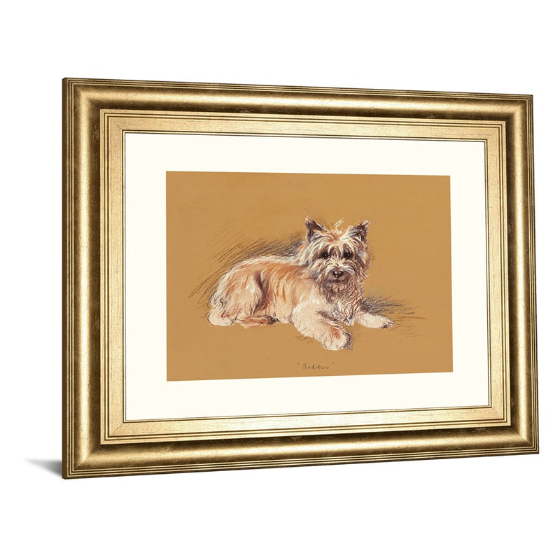 Classy Living Gentle Companion Wall Art 26"x22", GiIded Radiance Frame