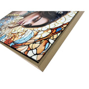 Classy Living Exquisite Jeweled Reverie, Blue/Brown/Gold/Ivory/Amber