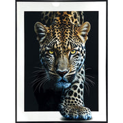 Classy Living Untamed Midnight Stalker II 32"x24", Black/White/Tan/Ivory