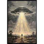 Classy Living Wild Hearted Celestial Arrival 24"x16", Black/Gray/Ivory