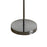 Classy Living Celestial Radiance 2Lt Floor Lamp, Gun Metal/Iridescent