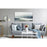 Classy Living Celestial Radiance 2Lt Floor Lamp, Gun Metal/Iridescent