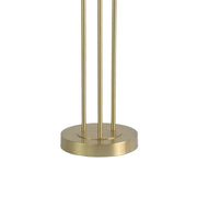 Classy Living Velvet Radiance 33in Table Lamp Set of 2 | Modern Plated Gold Metal with Blue Velvet Shade | Bedroom Nightstand | Model BLL3360