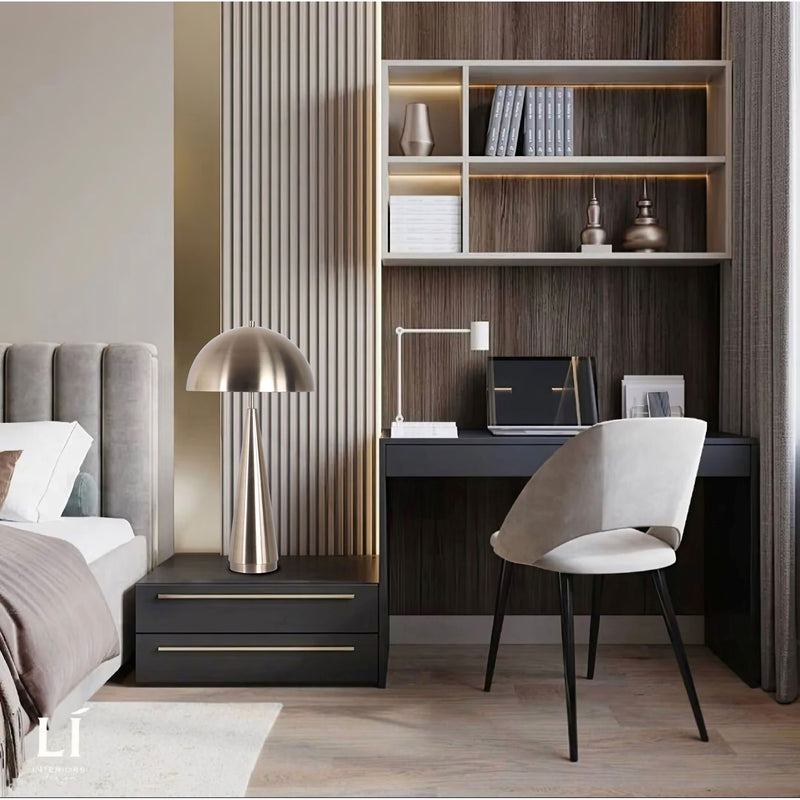 Classy Living Brass Taper 28in Table Lamp Set of 2 | Contemporary Antique Brass Metal with Dome Shade | Bedroom Nightstand & Living | Model BRL3362