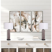 Classy Living Serpent Elegance 15in Table Lamp Set of 2 | Contemporary Matte Black and Snake Skin Faux Leather | Bedroom Nightstand | Model BRL3368