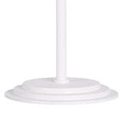 Classy Living Eclipse Aura 5in Rechargeable LED Table Lamp Set of 2 | Modern White Metal and Acrylic | Bedroom Nightstand & Reading | Model BRL3374