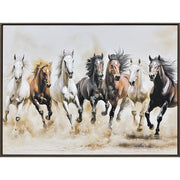 Classy Living Wild Hearted Thundering Herd 30"x39", Brown/Brz