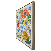 Classy Living Vibrant Petal Reverie II 28"x24", Natural/Multicolor
