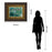 Classy Living Tranquil Garden Wall Art Double Mat 40"x34", Cinnamon Mocha