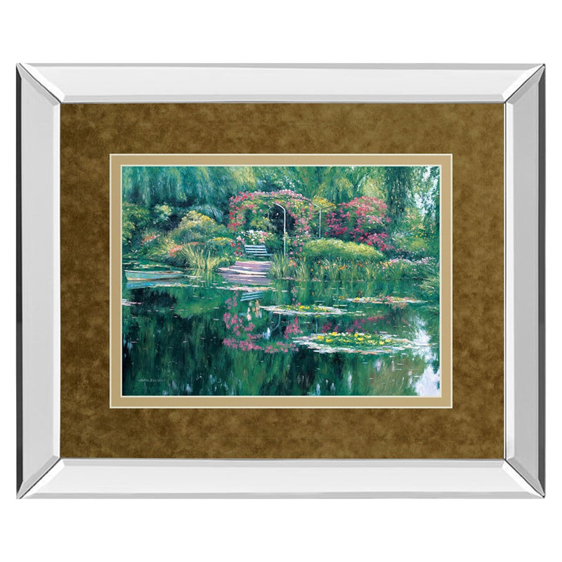 Classy Living Tranquil Garden Wall Art 40"x34", Mirrored