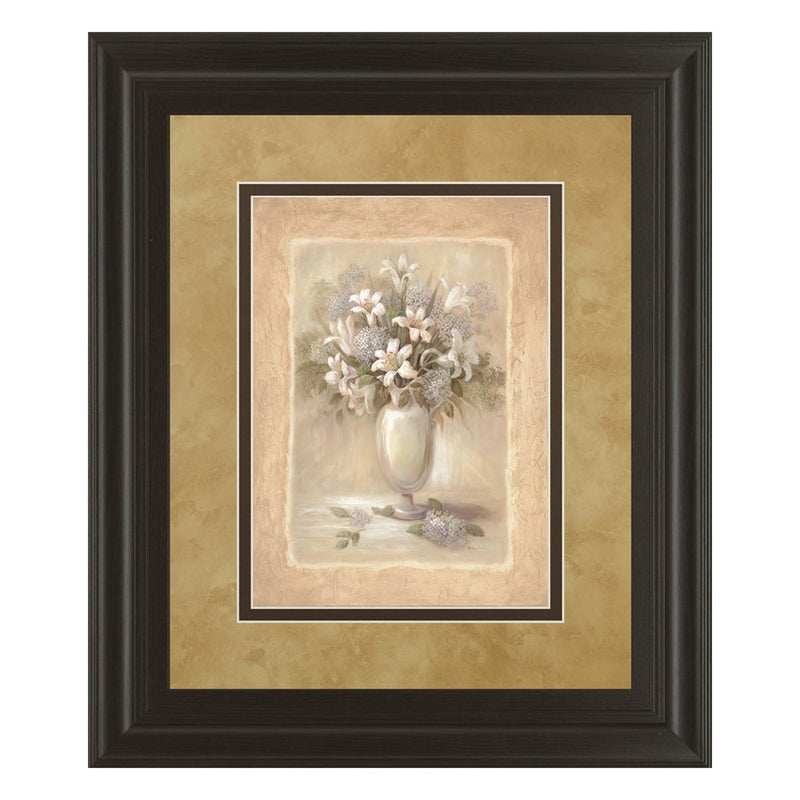 Classy Living White Bounty II Wall Art Double Mat 34"x40",