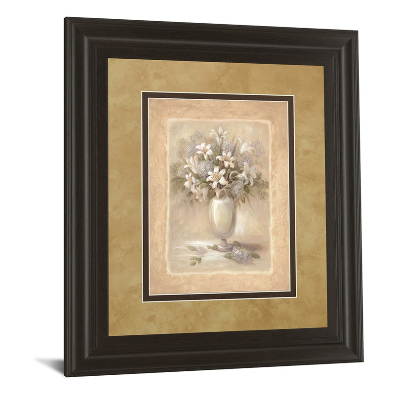 Classy Living White Bounty II Wall Art Double Mat 34"x40",