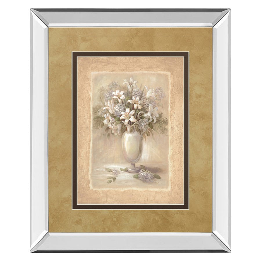 Classy Living White Bounty II Wall Art 34"x40", Mirrored - DM2164MF