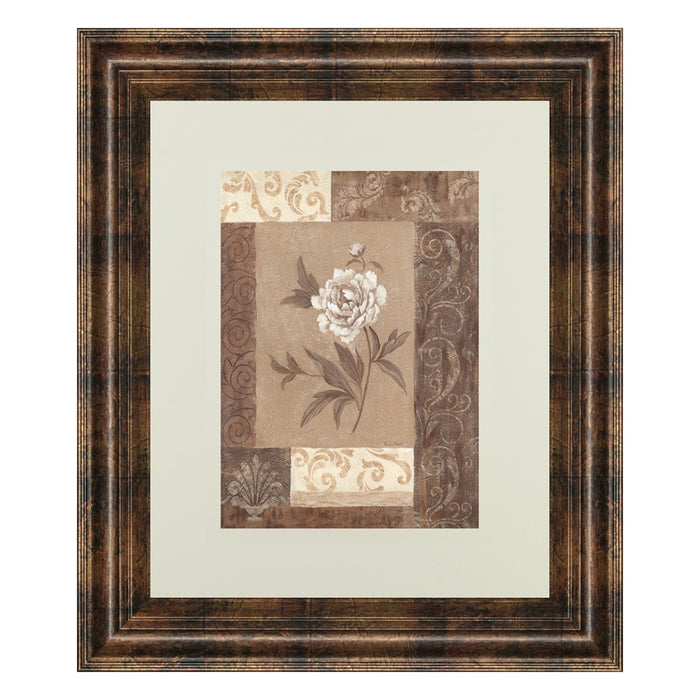 Classy Living Peony Elegance Wall Art Double Mat 34"x40", - DM2172