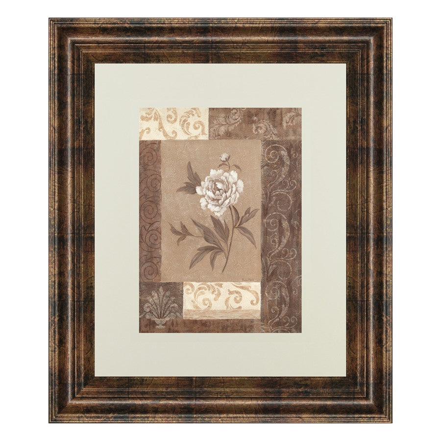 Classy Living Peony Elegance Wall Art Double Mat 34"x40", - DM2172