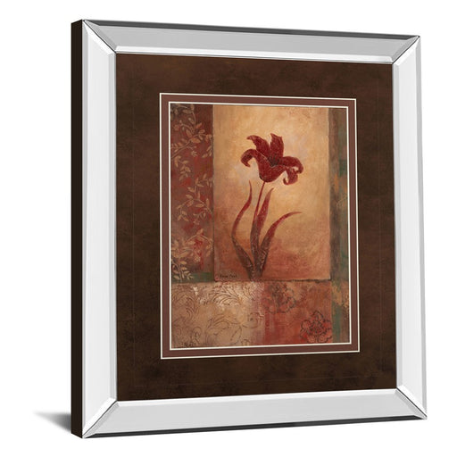 Classy Living Crimson Lily Whimsy Wall Art 34"x40", Mirrored