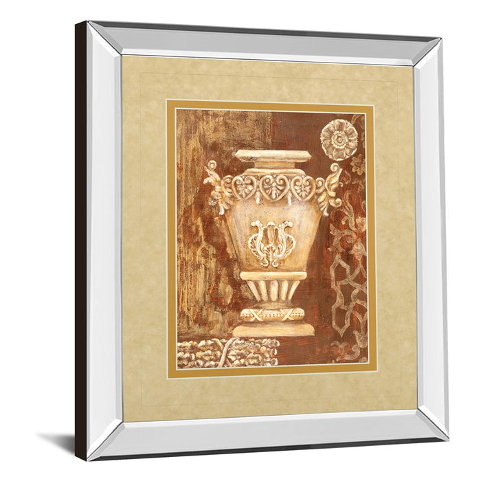 Classy Living Ornate Urn Still Life Wall Art 34"x40", Mirrored