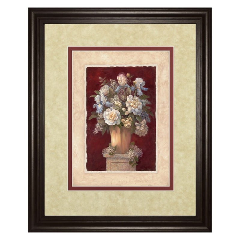 Classy Living Botanical Elegance Wall Art Double Mat 34"x40", Chocolate