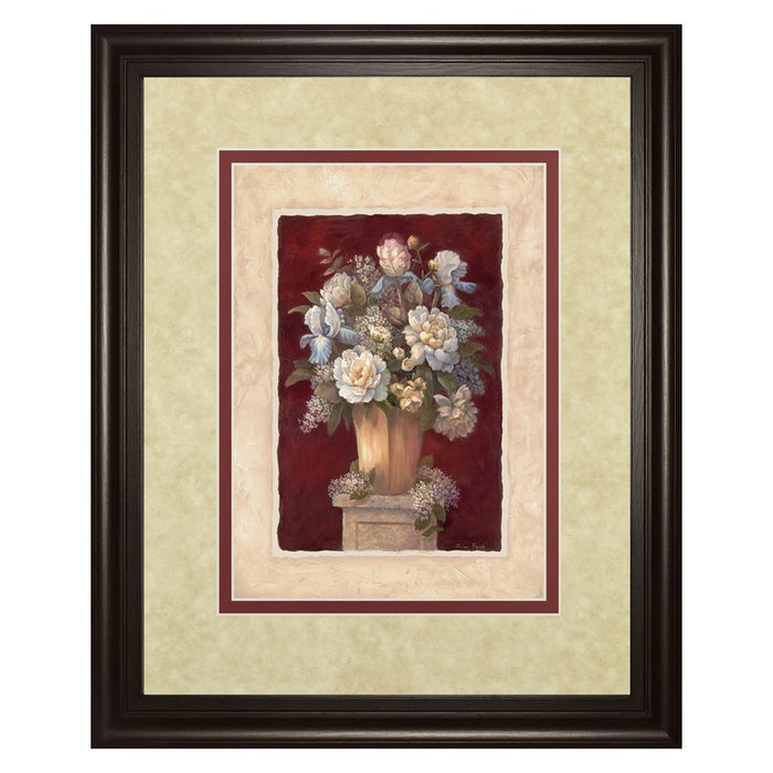 Classy Living Botanical Elegance Wall Art Double Mat 34"x40", Chocolate - DM5084