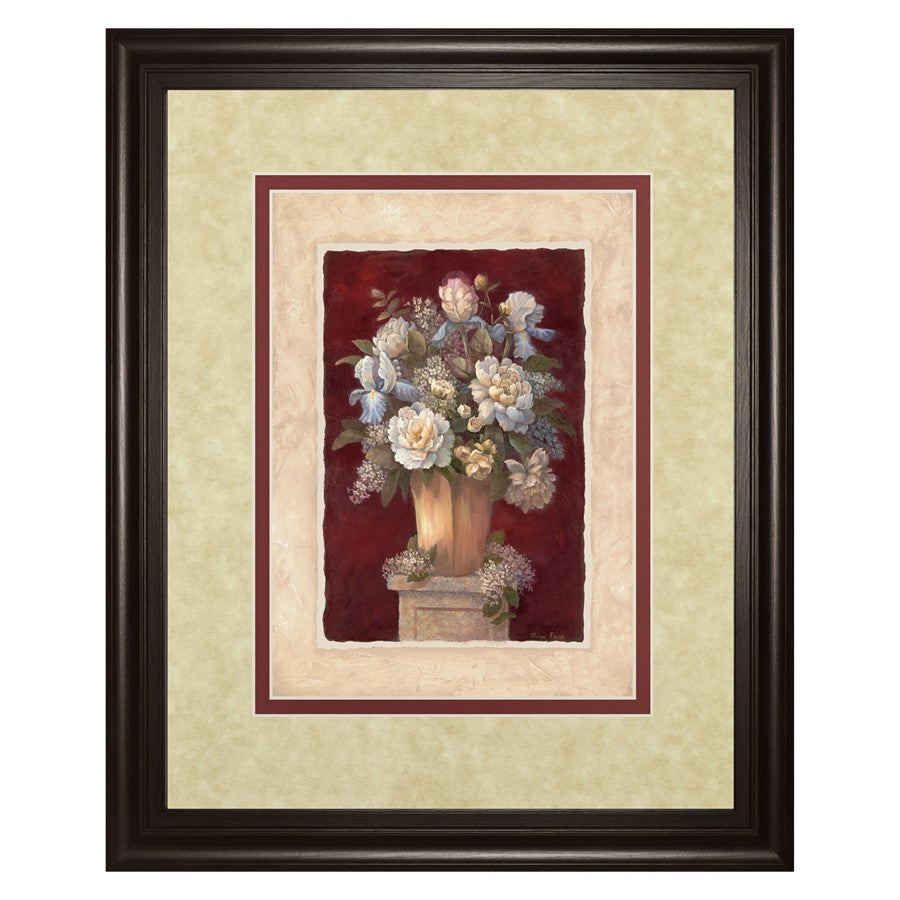 Classy Living Botanical Elegance Wall Art Double Mat 34"x40", Chocolate - DM5084