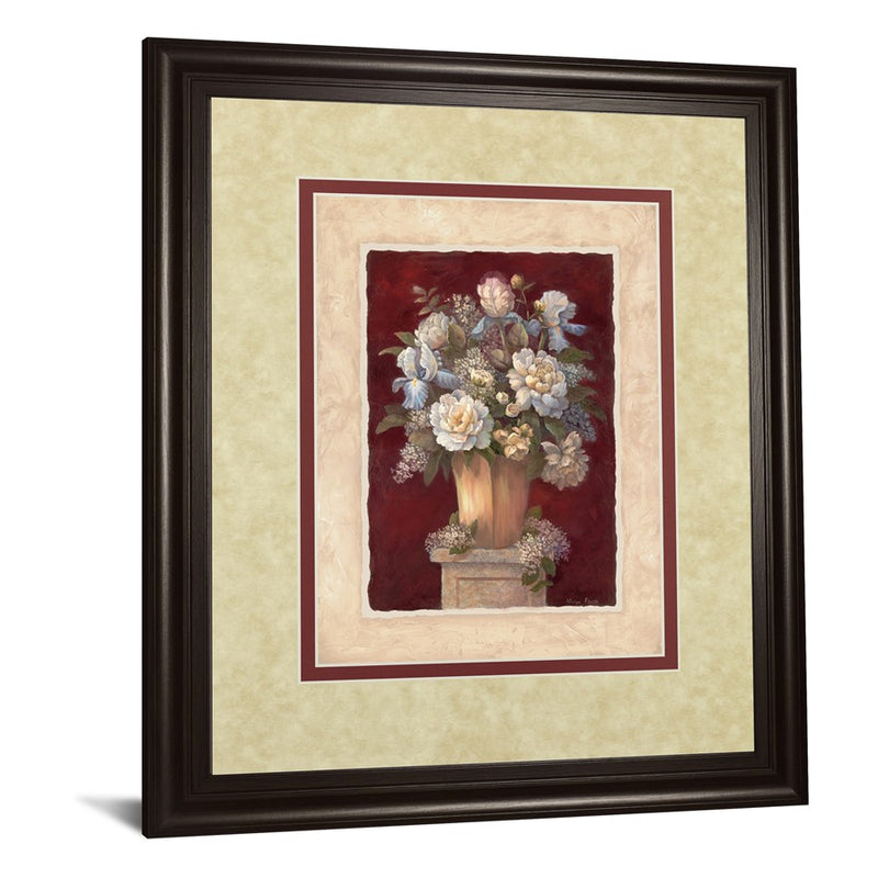 Classy Living Botanical Elegance Wall Art Double Mat 34"x40", Chocolate