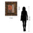 Classy Living Orange Burst I Wall Art Double Mat 34"x40", Chocolate