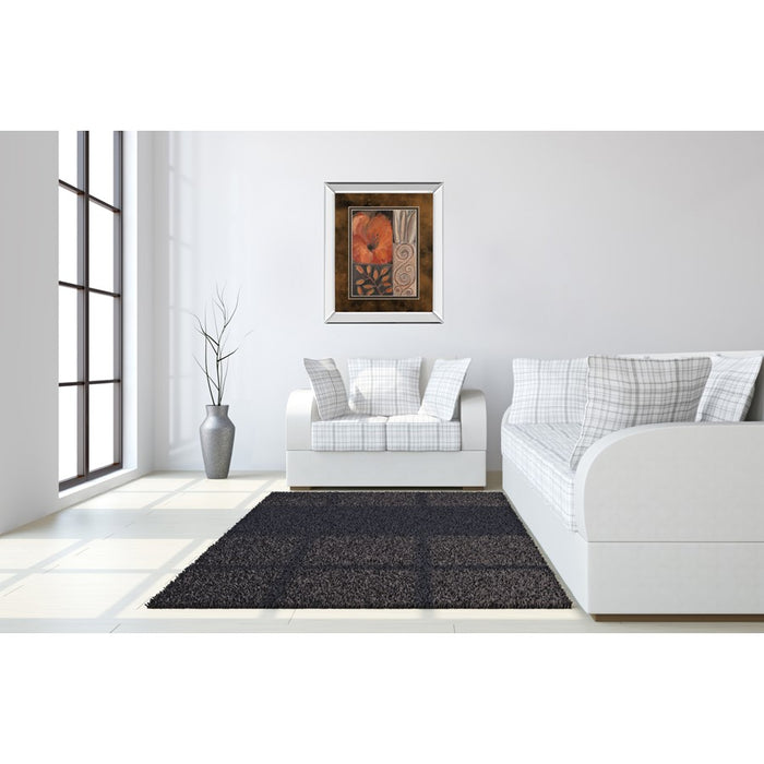 Classy Living Orange Burst I Wall Art 34"x40", Mirrored