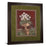 Classy Living Tulip Urn Elegance Wall Art Double Mat 34"x40", Chocolate