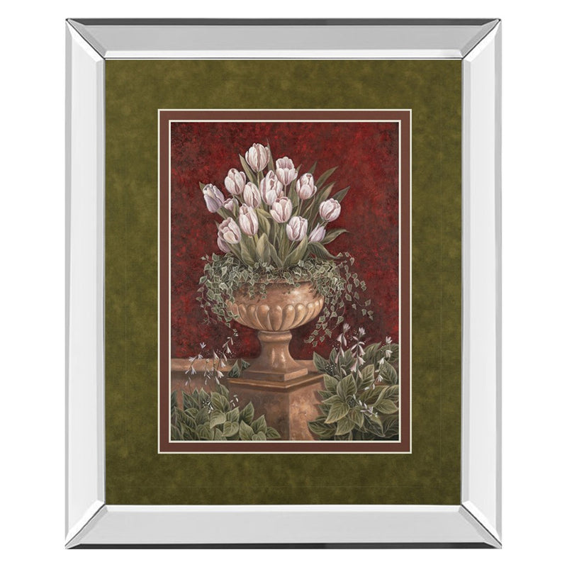 Classy Living Tulip Urn Elegance Wall Art 34"x40", Mirrored