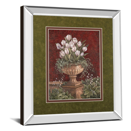 Classy Living Tulip Urn Elegance Wall Art 34"x40", Mirrored