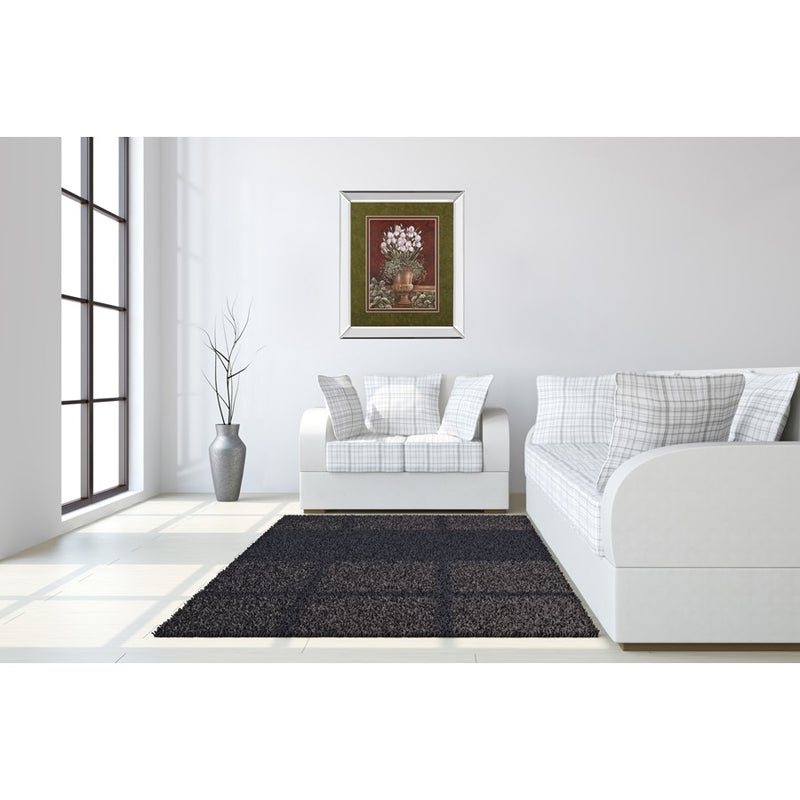 Classy Living Irises in Urn Wall Art 34"x40", Mirrored