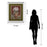 Classy Living Irises in Urn Wall Art 34"x40", Mirrored