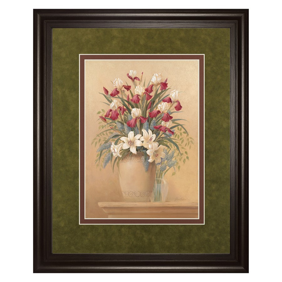 Classy Living Classic Petal II Wall Art Double Mat 34"x40", Chocolate