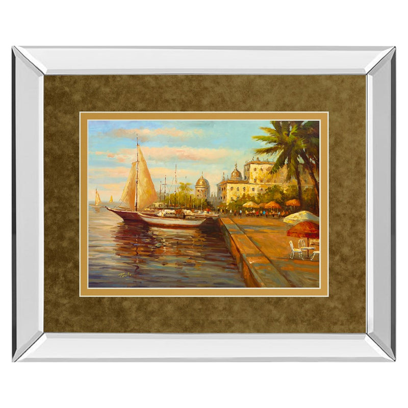 Classy Living Harbor Serenity Wall Art 40"x34", Mirrored